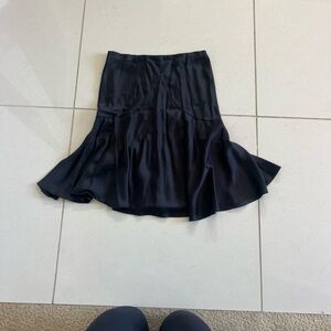 Roberto Cavalli Black A-Line Skirt
